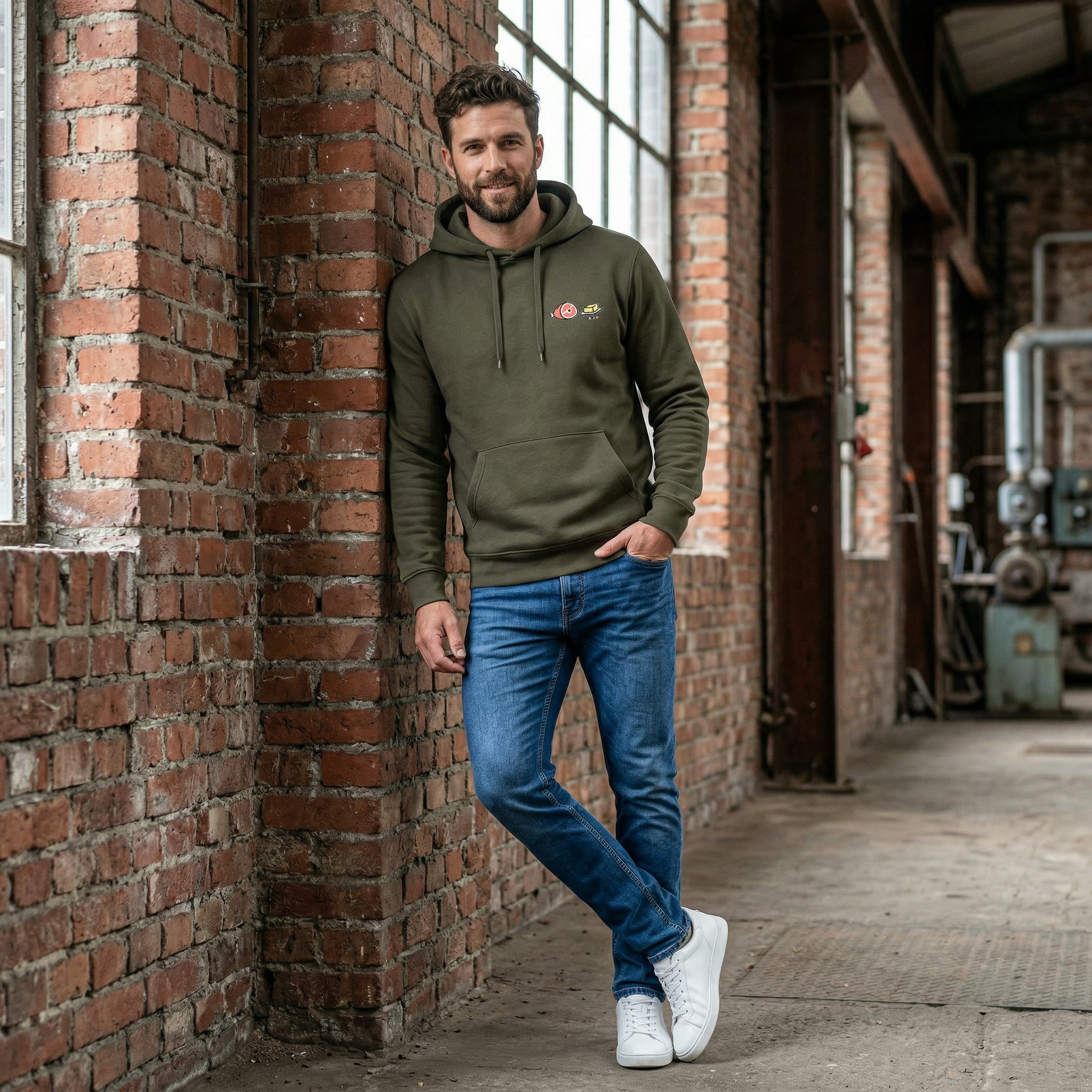 Sweat à capuche Homme - Collection zéro - Jambon Beurre