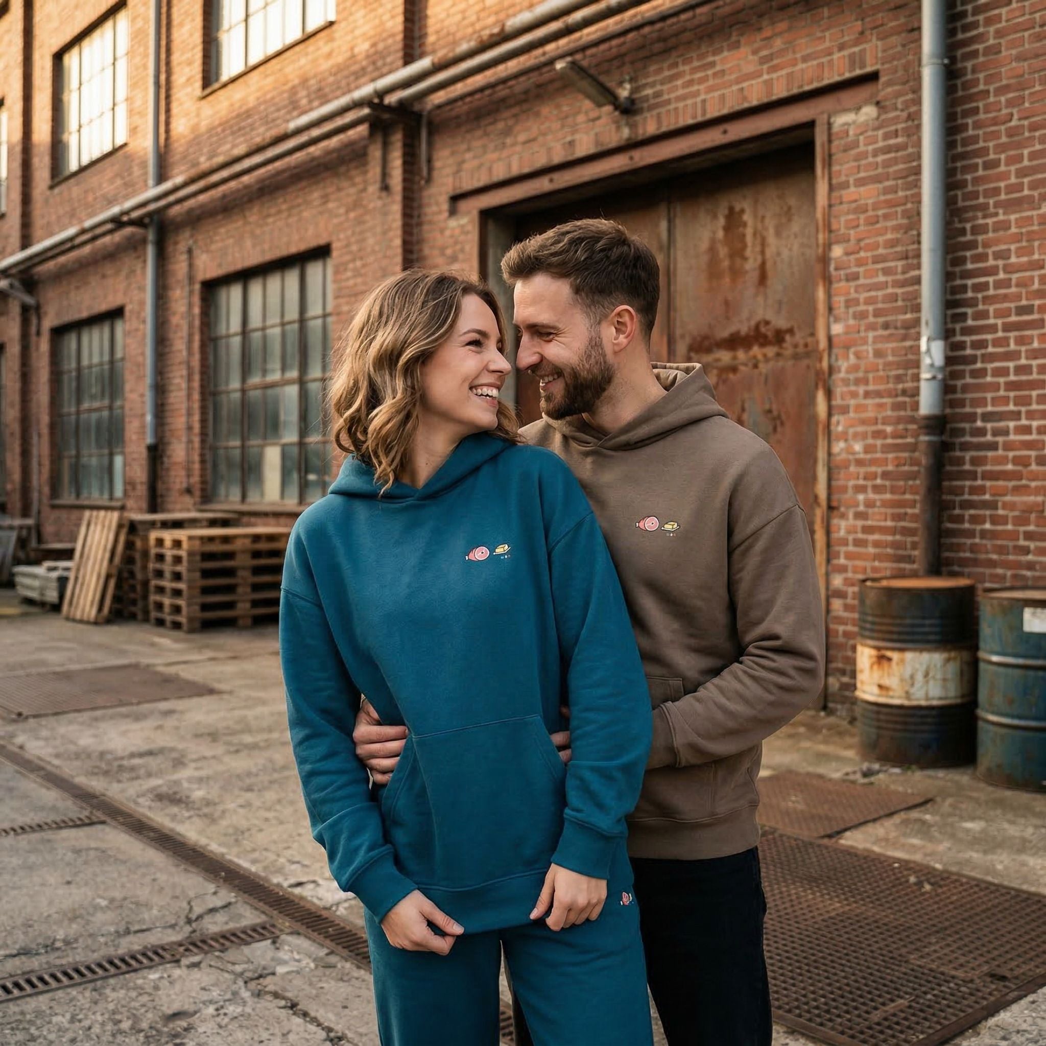 Sweat à capuche oversize unisexe - Collection zéro -  Jambon Beurre