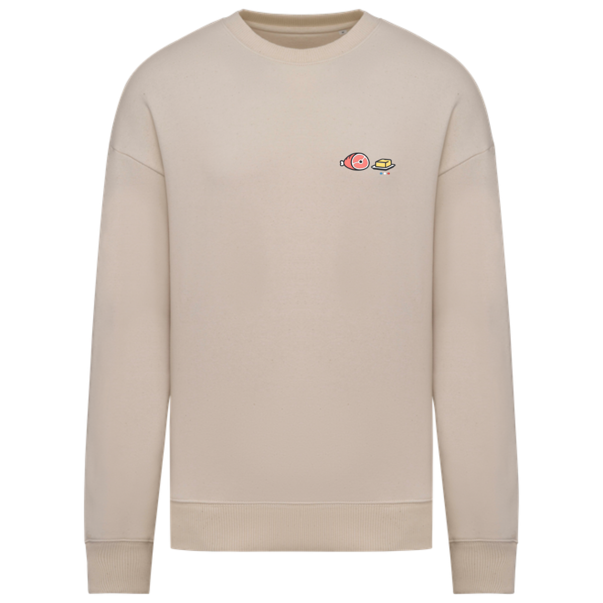 Sweat oversize unisexe -  Collection zéro -  Jambon Beurre