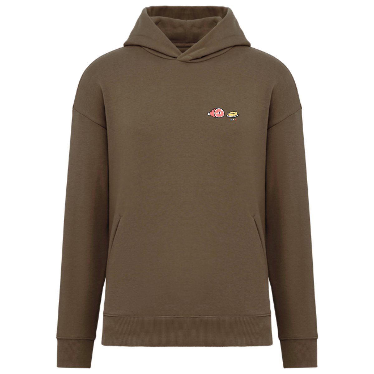 Sweat à capuche oversize unisexe - Collection zéro -  Jambon Beurre