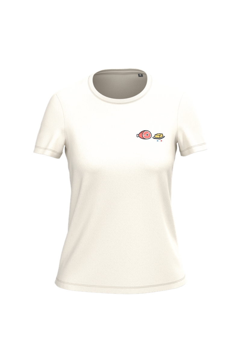 T-shirt Bio Femme - Collection zéro - Jambon Beurre
