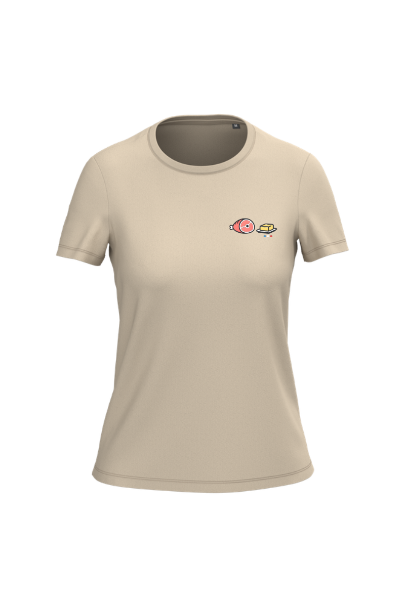 T-shirt Bio Femme - Collection zéro - Jambon Beurre