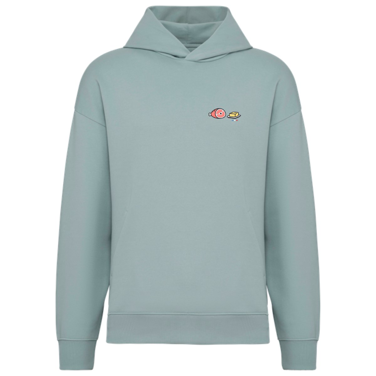 Sweat à capuche oversize unisexe - Collection zéro -  Jambon Beurre