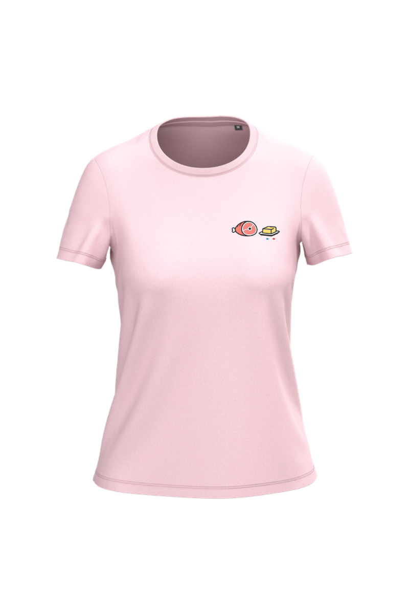 T-shirt Bio Femme - Collection zéro - Jambon Beurre
