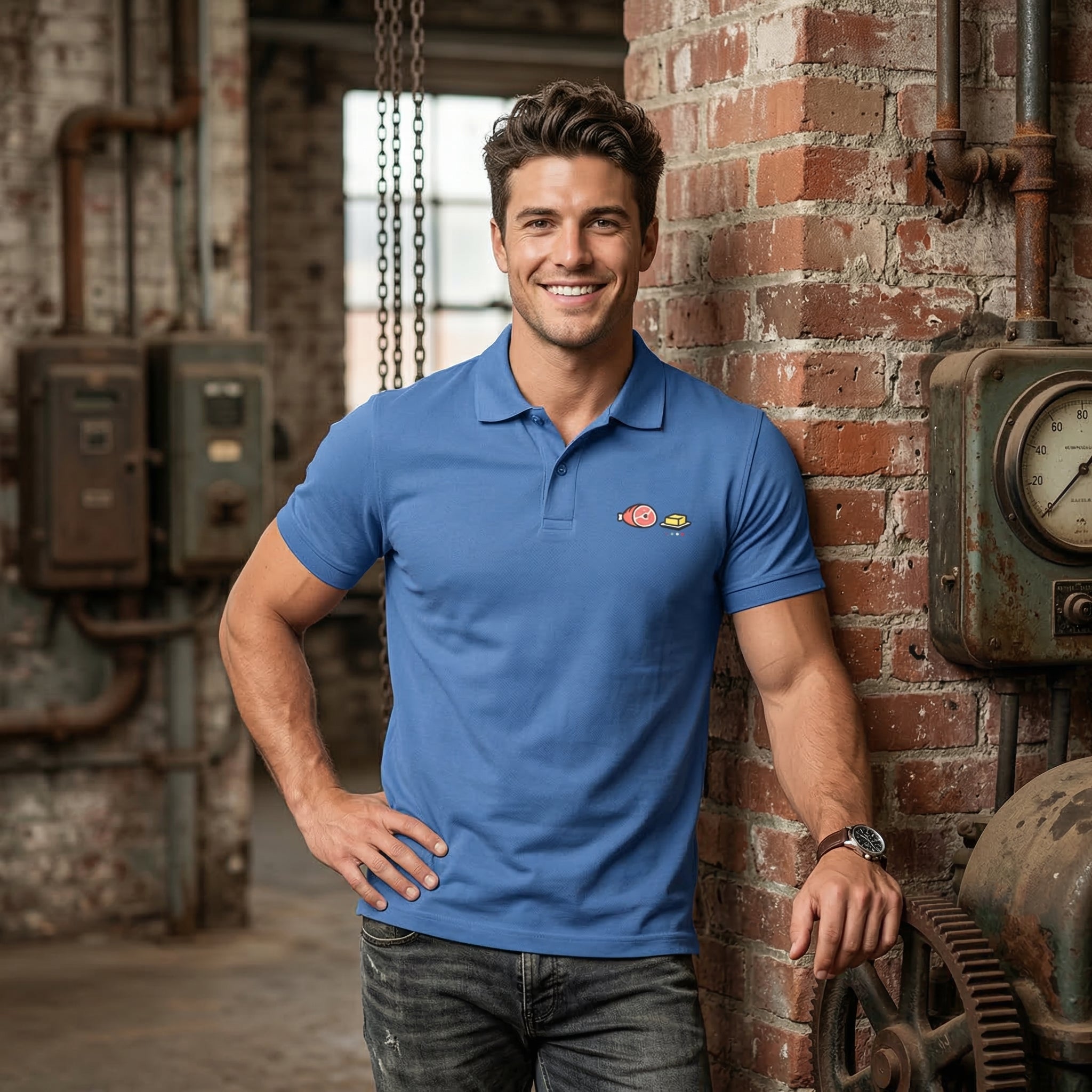 Polo homme Bio - Collection zéro - Jambon Beurre